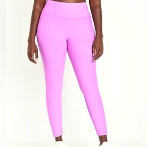 Old Navy Women’s High-Waisted PowerSoft 7/8 Mesh Leggings (M Petite)